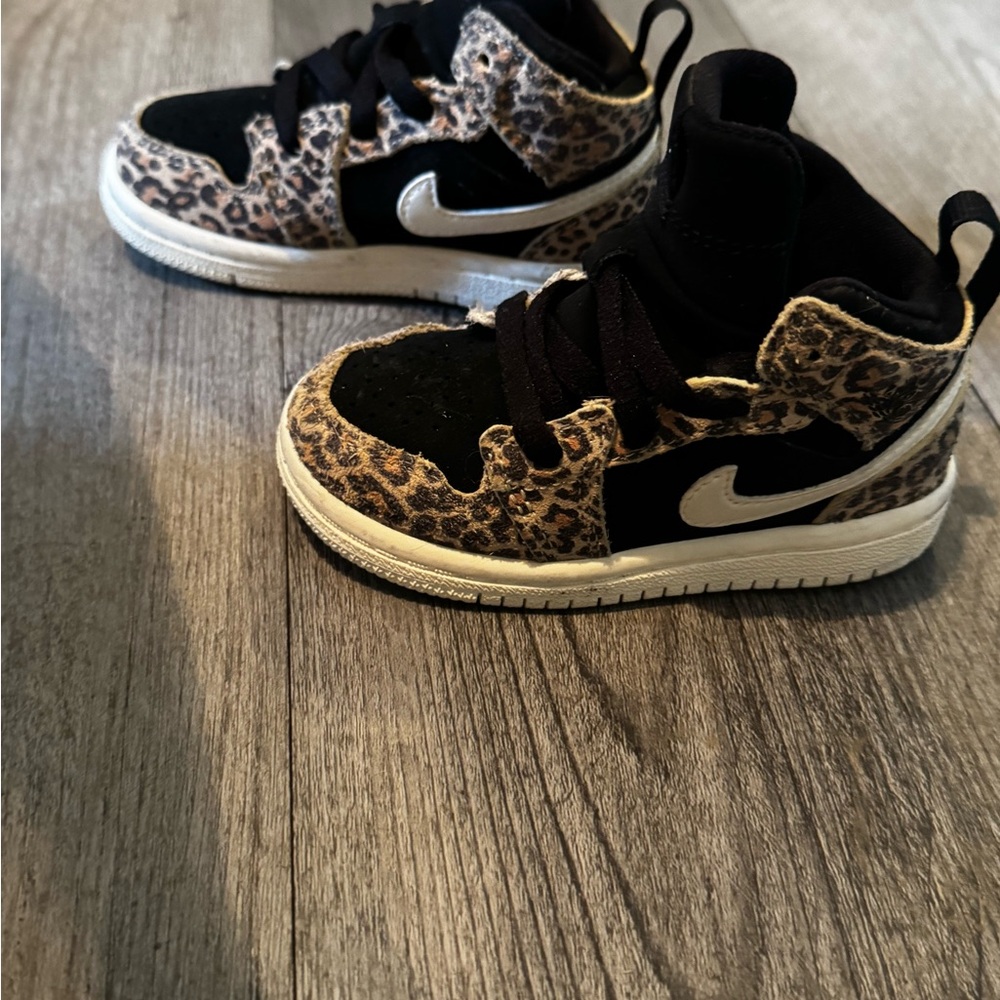 Leopard Nike Jordan Kids Sneakers